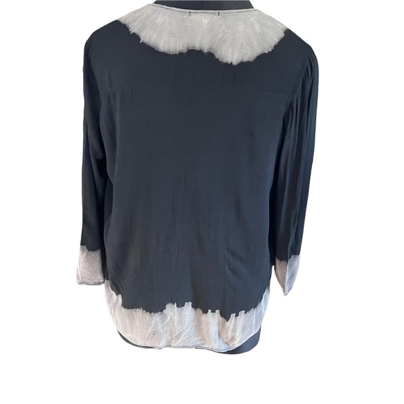 Gimmicks by BKE Open Front Cardigan Black and Gray - Picture 3 of 5